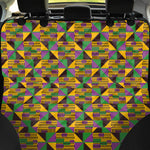 African Kente Pattern Print Pet Car Back Seat Cover