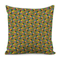 African Kente Pattern Print Pillow Cover