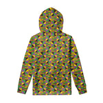 African Kente Pattern Print Pullover Hoodie