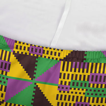African Kente Pattern Print Sofa Cover