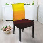 African Savanna Sunset Print Dining Chair Slipcover