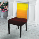 African Savanna Sunset Print Dining Chair Slipcover