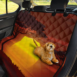African Savanna Sunset Print Pet Car Back Seat Cover