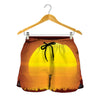 African Savanna Sunset Print Women's Shorts