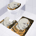 African Style Print 3 Piece Bath Mat Set