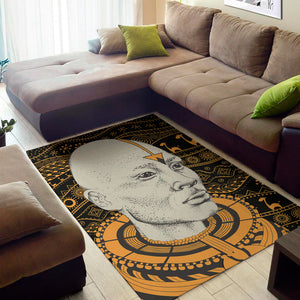 African Style Print Area Rug