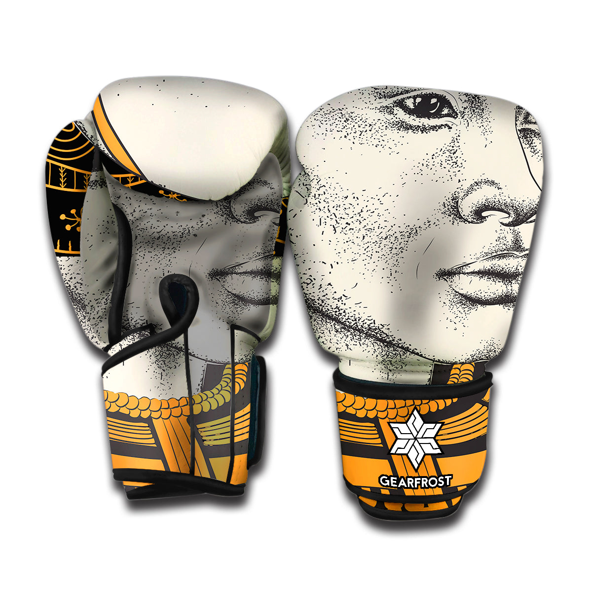 African Style Print Boxing Gloves