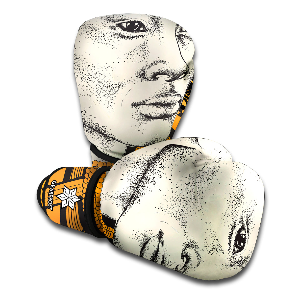 African Style Print Boxing Gloves