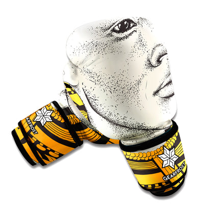 African Style Print Boxing Gloves