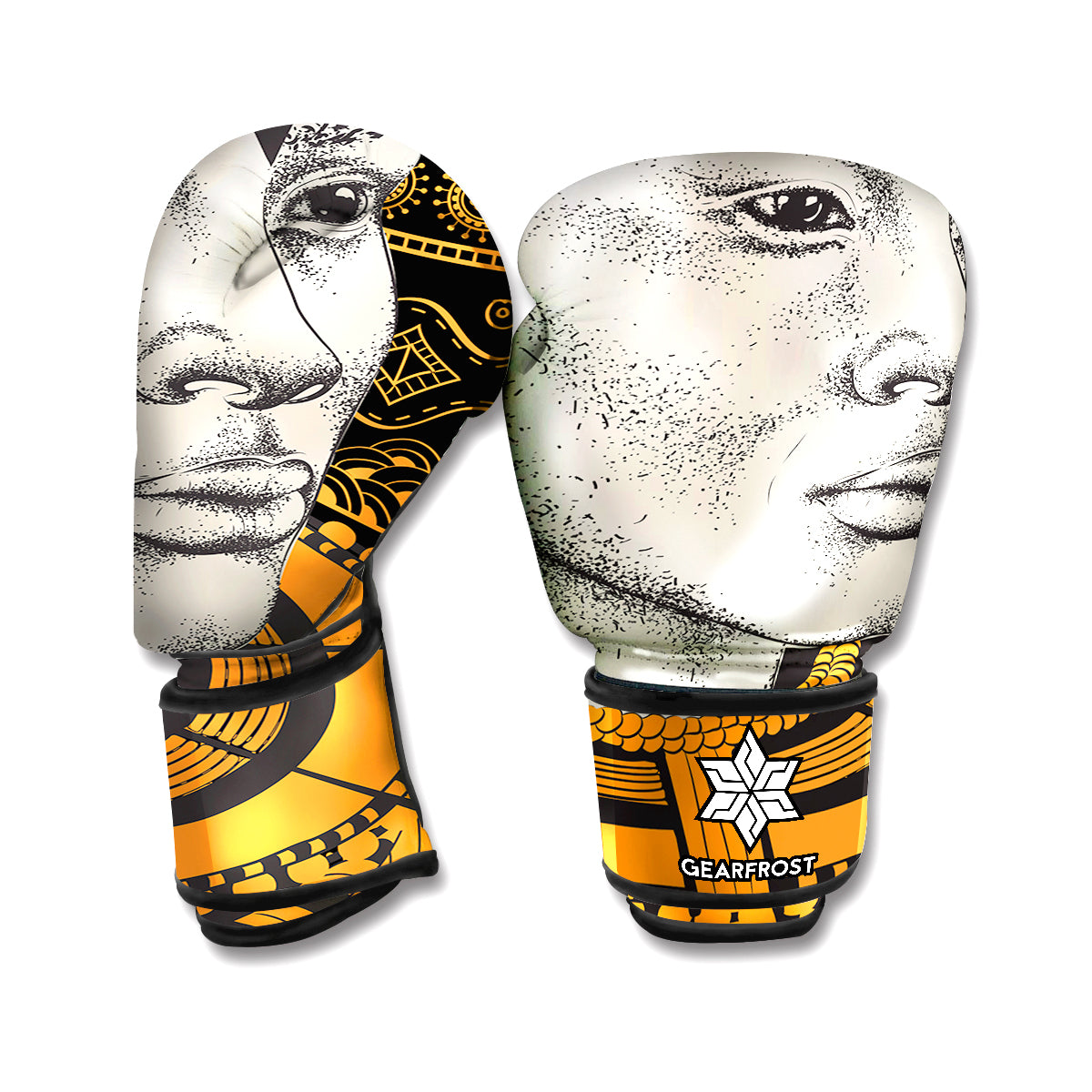 African Style Print Boxing Gloves