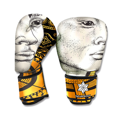African Style Print Boxing Gloves