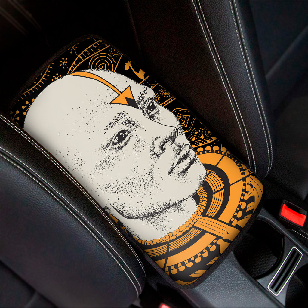 African Style Print Car Center Console Cover