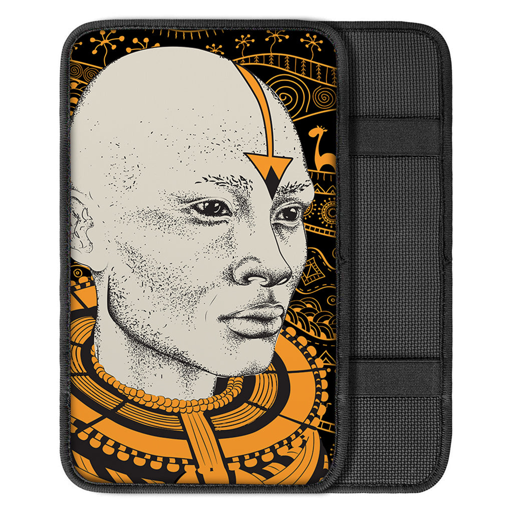 African Style Print Car Center Console Cover
