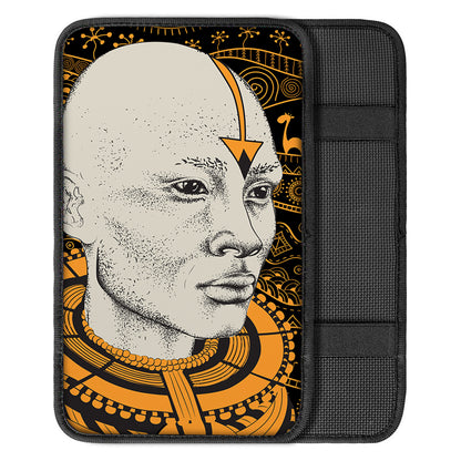 African Style Print Car Center Console Cover