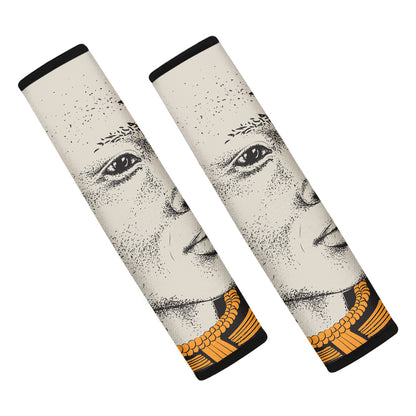 African Style Print Car Seat Belt Covers