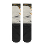 African Style Print Crew Socks