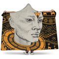 African Style Print Hooded Blanket