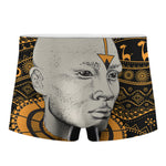 African Style Print Men's Boxer Briefs