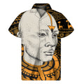 African Style Print Men's Short Sleeve Shirt
