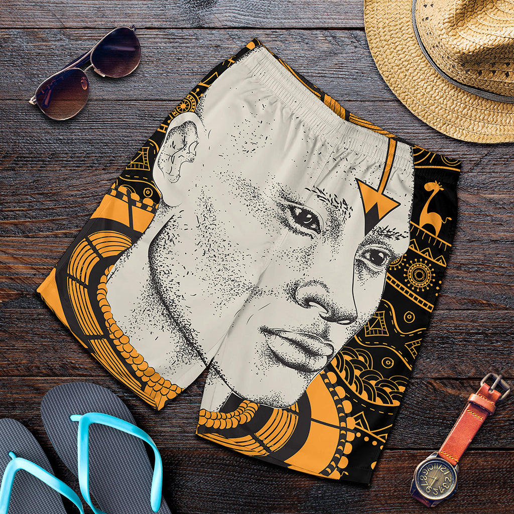 African Style Print Men's Shorts