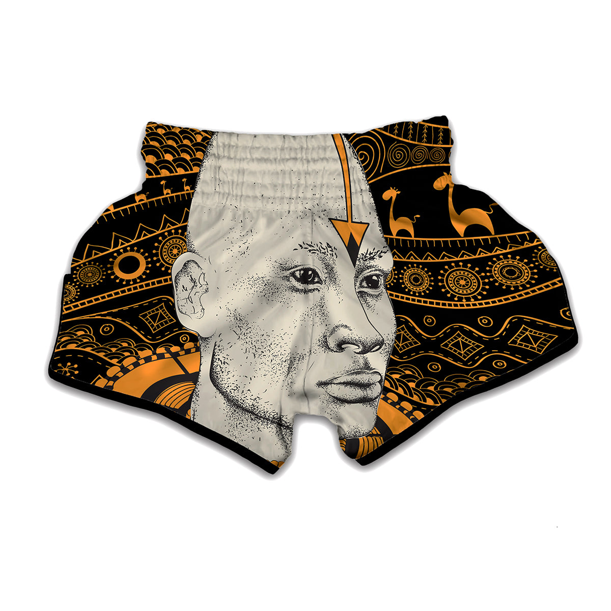 African Style Print Muay Thai Boxing Shorts