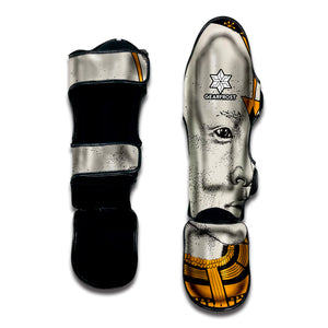 African Style Print Muay Thai Shin Guard