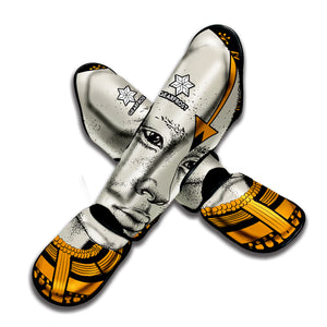 African Style Print Muay Thai Shin Guard