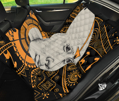 African Style Print Pet Car Back Seat Cover