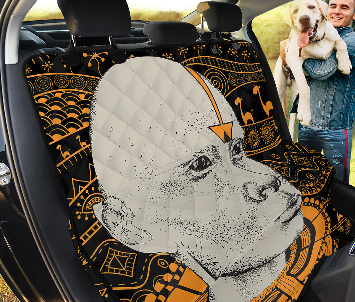 African Style Print Pet Car Back Seat Cover