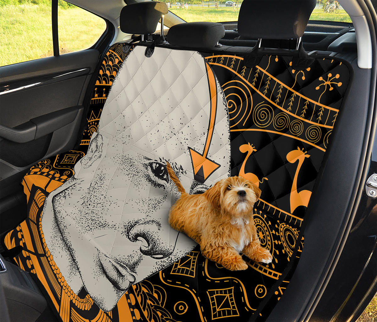 African Style Print Pet Car Back Seat Cover