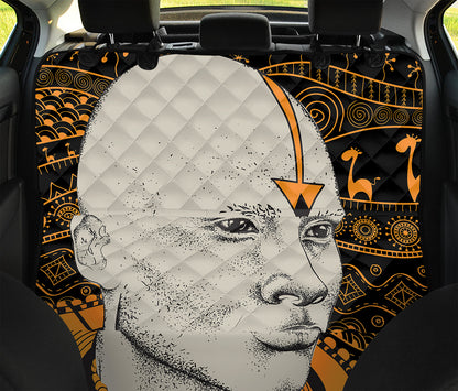 African Style Print Pet Car Back Seat Cover