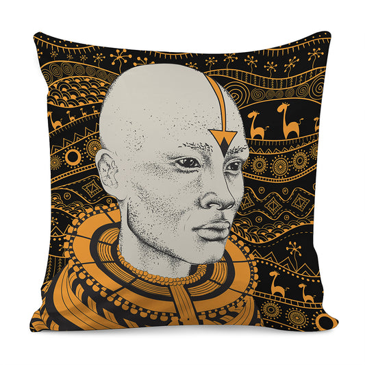 African Style Print Pillow Cover