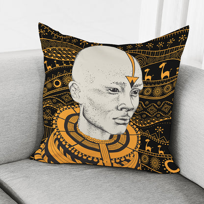 African Style Print Pillow Cover
