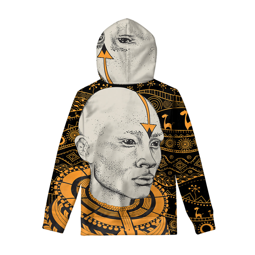 African Style Print Pullover Hoodie