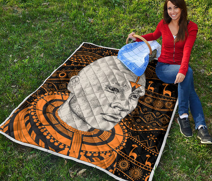 African Style Print Quilt