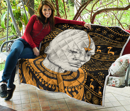 African Style Print Quilt