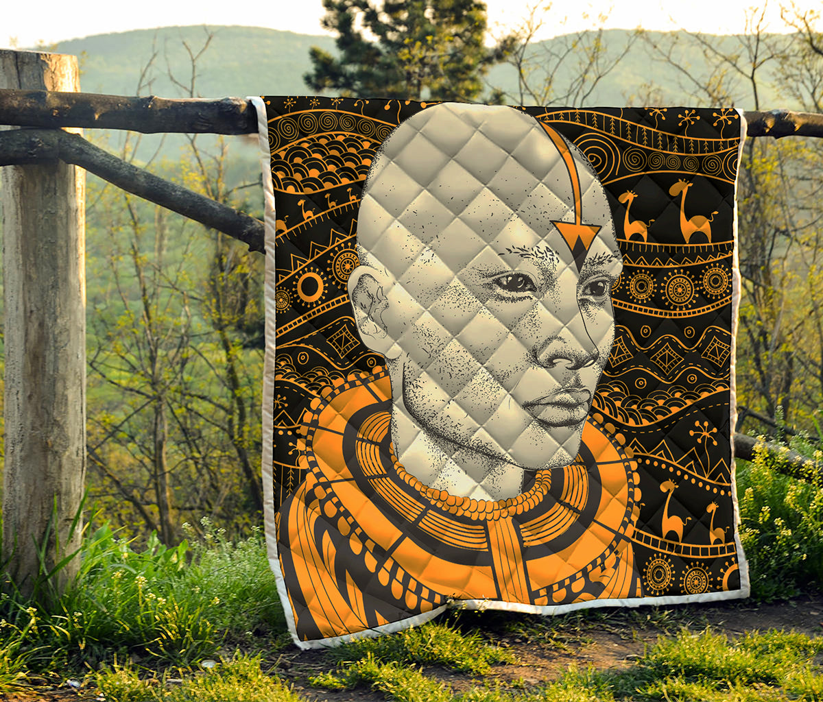 African Style Print Quilt