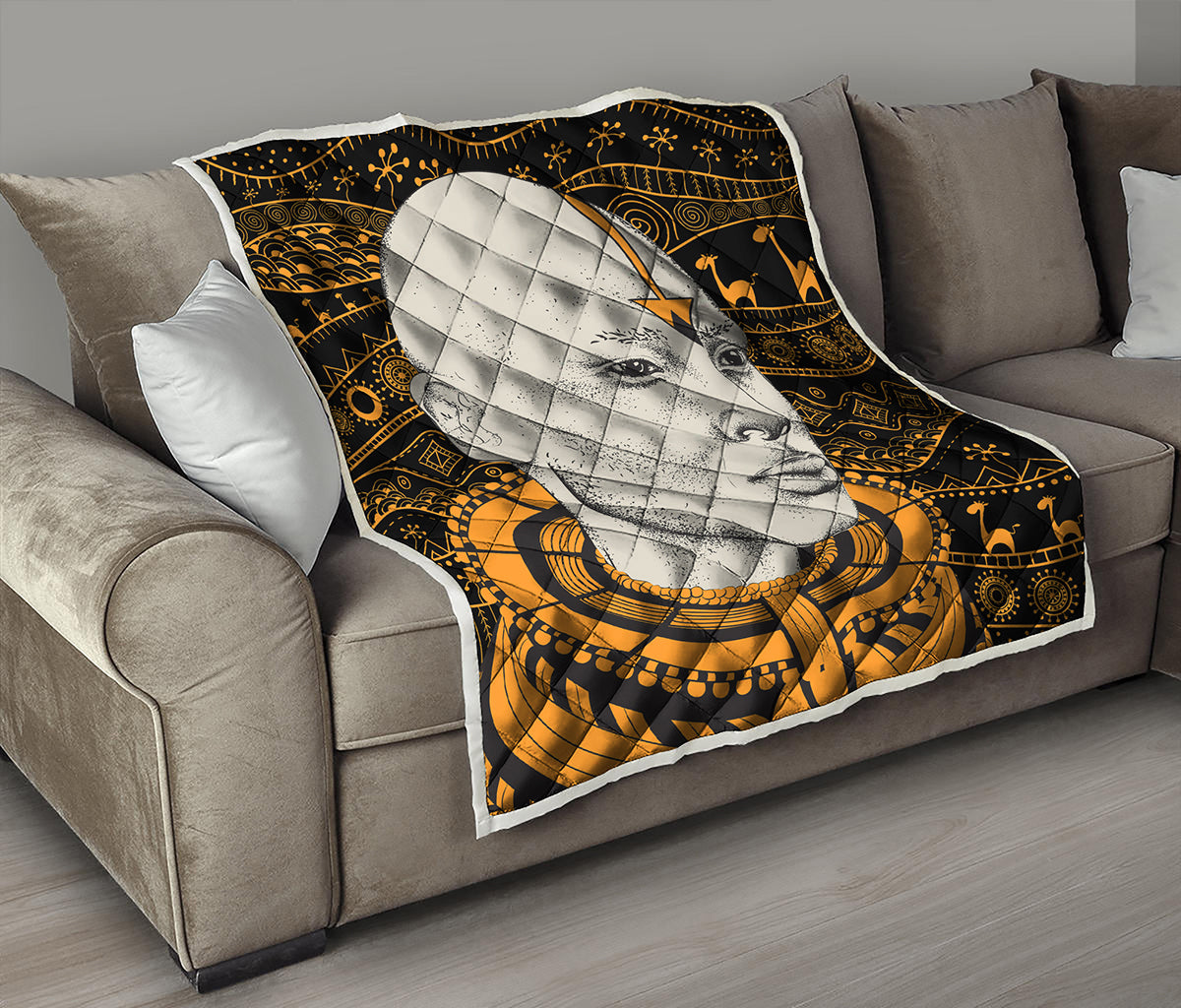 African Style Print Quilt