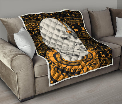 African Style Print Quilt