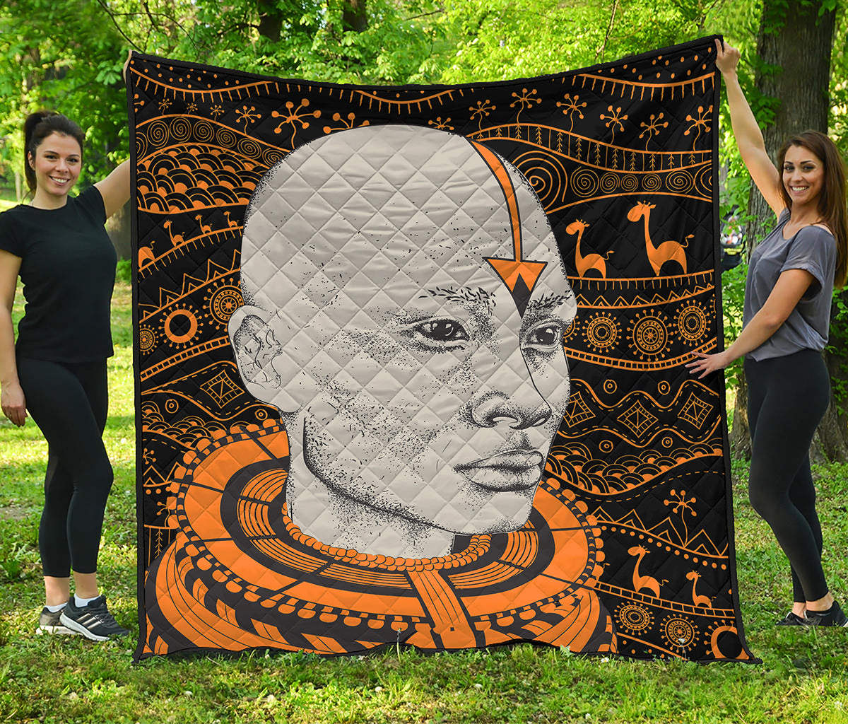 African Style Print Quilt