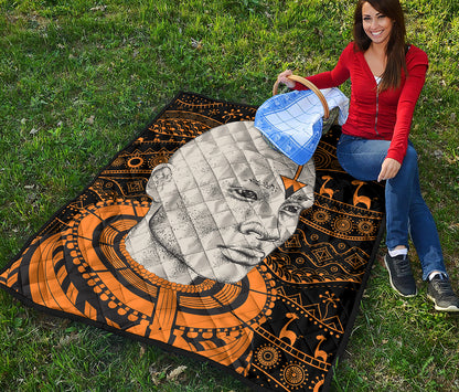African Style Print Quilt