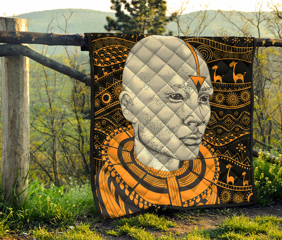 African Style Print Quilt