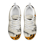 African Style Print White Sneakers