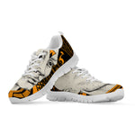 African Style Print White Sneakers