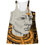 African Style Print Women's Racerback Tank Top