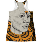 African Style Print Women's Racerback Tank Top