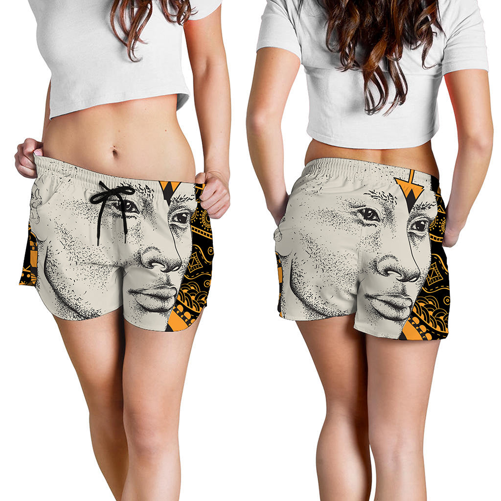African Style Print Women's Shorts