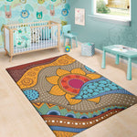 African Sun Print Area Rug