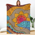 African Sun Print Blanket