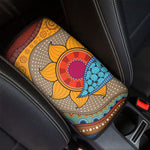 African Sun Print Car Center Console Cover